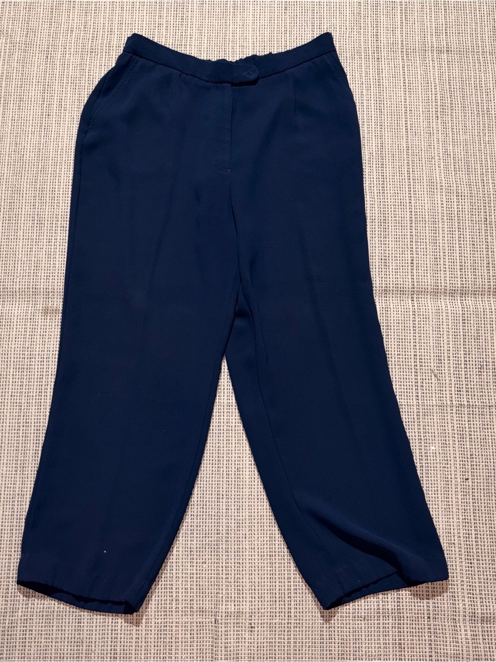 COVINGTON Women's Petite Trouser Pants Size 16P In Navy